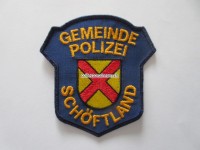 Stoffabzeichen, ehemalige Gemeindepolizei Schöftland