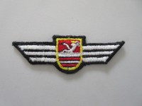 Stoffabzeichen "Brustflügel", Ortspolizei, unbekannt