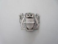 Mützen Metallabzeichen, kleine Version, Polizei Zug