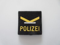 alte Schlaufe, Kapo Thurgau, Gefreiter, gummiert, schwarze Ausführung