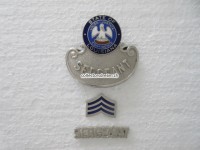Metall Mützenabzeichen, Sergeant State of Louisiana (State Trooper)