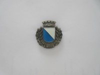 Metall Mützen/Beret Abzeichen, Stapo Zürich, kleine Ausführung