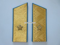 Offiziers Schulterstücke / Schulterklappen, Sowjetunion / UdSSR, Luftwaffe, General Major (1-Stern)