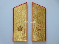 Offiziers Schulterstücke / Schulterklappen, Sowjetunion / UdSSR, , General Major (1-Stern)