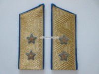 Offiziers Schulterstücke / Schulterklappen, Sowjetunion / UdSSR, , General Leutnant, KGB (2-Sterne)