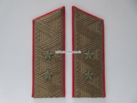 Offiziers Schulterstücke / Schulterklappen Sowjetunion / UdSSR , General Leutnant, (2-Sterne)