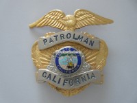 Metall Badge, Patrolman California