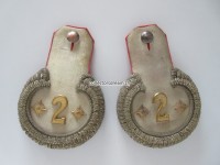 Offiziers Epauletten, Hauptmann, Artillerie, 2. Regiment, wohl Preussen oder Sachsen