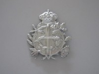 Metallabzeichen Police Belgien