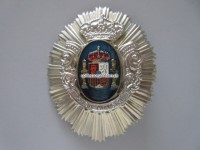 Metallabzeichen, Policia Municipal, Spanien