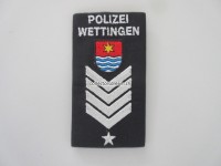 alte Schulterschlaufe, Feldweibel, ehemalige Polizei Wettingen