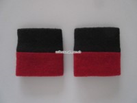 Schulterschlaufen (Achselschlaufen) Paar, 2-farbig, schwarz-ziegelrot
