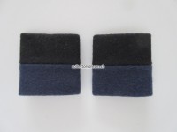 Schulterschlaufen (Achselschlaufen) Paar, 2-farbig, schwarz-dunkelblau