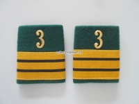 Schulterschlaufen / Patten Offizier Oberst, Infanterie Bat. 3