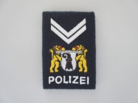 Schulterschlaufe, Kapo Basel-Stadt, Wachtmeister