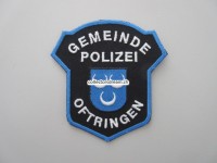 Stoffabzeichen, ehemalige Gemeindepolizei Oftringen