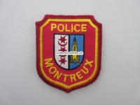 Stoffabzeichen, Police Montreux / VD