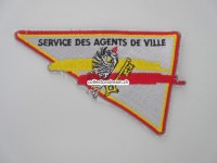 Stoffabzeichen, service des Agents de Ville Genève