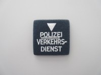 alte Schulterschlaufe, Kapo Basel-Stadt, Polizei Verkehrs-Dienst mit Funktionsstufe, dunkelblaue
