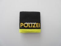 alte Schulterschlaufe, Einsatzpolizei der Kapo Bern, um 1960/70-er Jahre, Polizist