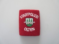alte Schulterschlaufe, ehemalige Stadtpolizei Olten, Polizist (Filzversion)