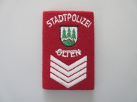 alte Schulterschlaufe, Adjutant, ehemalige Stadtpolizei Olten (Filzversion)