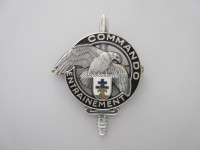 Metallabzeichen Militär, Commando Entrainement, Insigne militaire