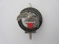 Metallabzeichen Militär, Commando Entrainement, Insigne militaire