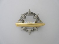 Metallabzeichen Militär, U-Boot, Insigne militaire