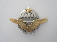 Beret Metallabzeichen Militär, Parachute, Insigne militaire