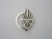 Beret Metallabzeichen Militär, Fremdenlegion, Legion etrangere