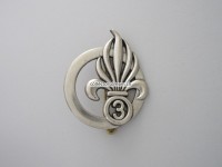 Beret Metallabzeichen Militär, Fremdenlegion, Legion etrangere