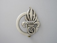 Beret Metallabzeichen Militär, Fremdenlegion, Legion etrangere