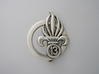 Beret Metallabzeichen Militär, Fremdenlegion, Legion etrangere