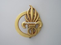 Beret Metallabzeichen Militär, Fremdenlegion, Legion etrangere