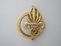 Beret Metallabzeichen Militär, Fremdenlegion, Legion etrangere