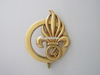 Beret Metallabzeichen Militär, Fremdenlegion, Legion etrangere