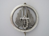 Beret Metallabzeichen Militär, Insigne militaire