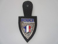 Brusttaschen Anhänger Police FR, ältere Version