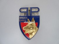 Metallabzeichen, Police Paris, Brigade Canine