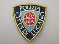 Stoffabzeichen, Polizia Lugano, Klettversion