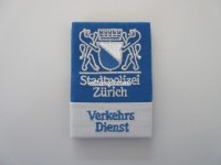 alte Schulterschlaufe, Stapo Zürich, Verkehrs Dienst, hellblaue Version