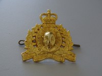 Metallabzeichen "RCMP" Royal Canadian Mounted Police