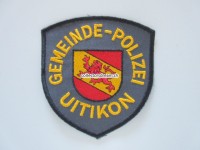 Stoffabzeichen, Gemeinde-Polizei Uitikon, Schild Version