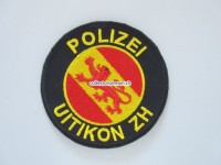 Stoffabzeichen, Gemeinde-Polizei Uitikon, runde Version