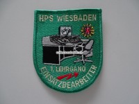 Stoffabzeichen " HPS Wiesbaden "