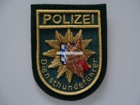 Stoffabzeichen Diensthundeführer, Bayern