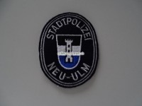 Stoffabzeichen Stadtpolizei Neu-Ulm