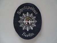 Stoffabzeichen Schutzpolizei Berlin 1960-er Jahre