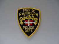 Stoffabzeichen Town of Randolph Police Dept.